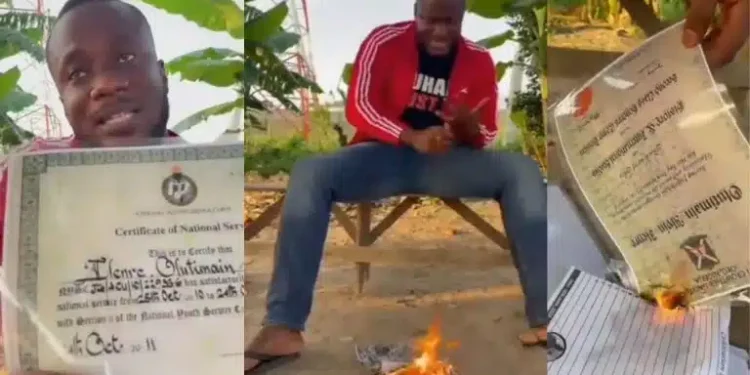 Why I burnt my certificates- A Nigerian graduate
