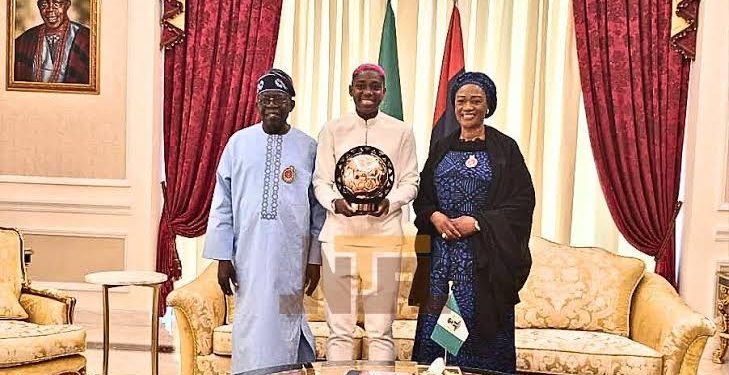 President Tinubu and First Lady Host Asisat Oshoala in Lagos