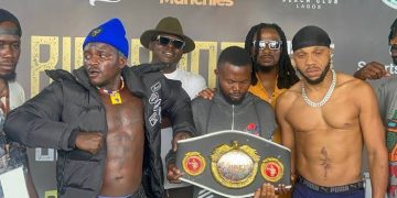 Portable Clinches Victory in Celebrity Boxing Against Charles Okocha