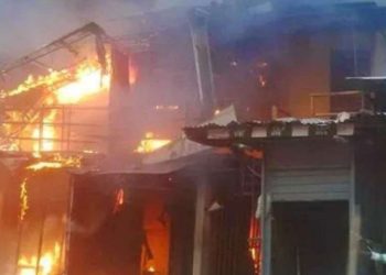Anambra market catches fire,goods worth millions destroyed