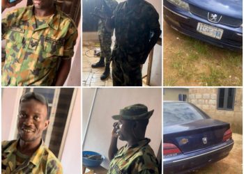 Police arrests four fake soldiers in Lagos