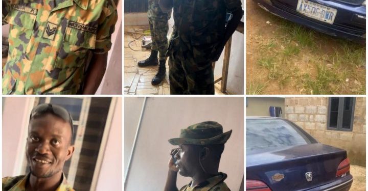 Police arrests four fake soldiers in Lagos