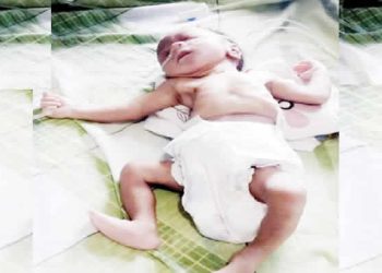 A day old baby abandoned in polythene bag rescued in Lagos