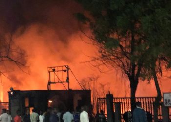 Lagos market catches fire again