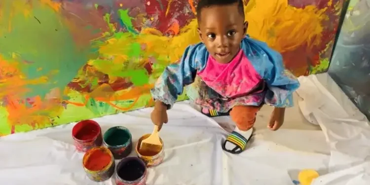 One-Year-Old Ghanaian Boy Sets Guinness World Record as Youngest Male Artist