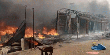 Gas Explosion Rocks Tejuosho NTA 10 Axis in Lagos