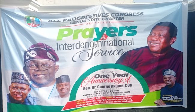 APC Seeks Divine Intervention for President Tinubu and End to Strike Action