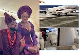 Davido and Chioma fly out of Lagos for honeymoon