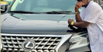 Actor Ijebu Receives Flood of Congratulations as he showcases his Brand New Lexus SUV