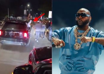 Fans Welcome Davido and Chioma Back from luxurious Honeymoon with Street Celebration