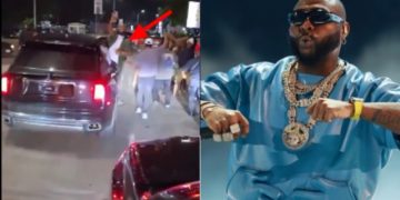 Fans Welcome Davido and Chioma Back from luxurious Honeymoon with Street Celebration