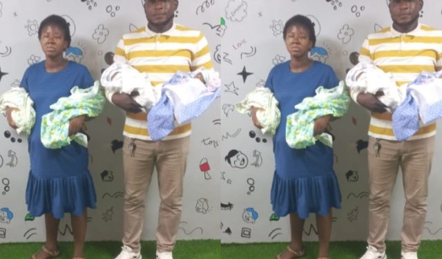 Nigerian Couple with Quadruplets Receives N19 Million in Donations and Support