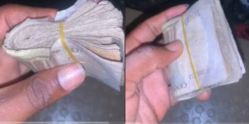 Lagos- Man cries out as he was scammed with fake money in Computer village