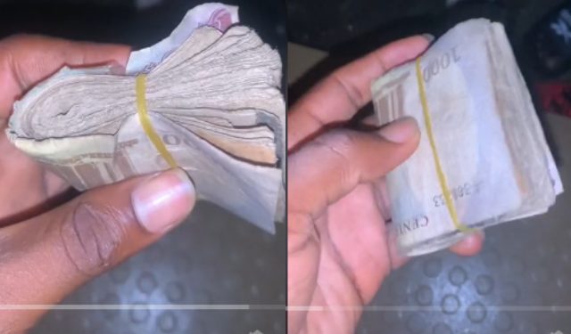 Lagos- Man cries out as he was scammed with fake money in Computer village
