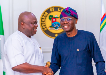 Photos:Ambode visits Governor Sanwo-Olu