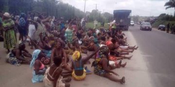 Women in Ondo State Protest Half-Naked Against Kidnappings and Violence by Armed Herdsmen