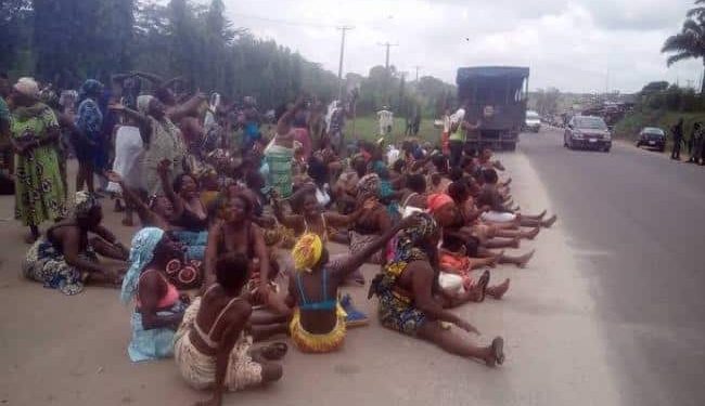 Women in Ondo State Protest Half-Naked Against Kidnappings and Violence by Armed Herdsmen