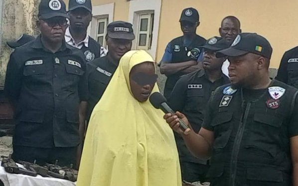 Police Arrest Woman with AK-47 Hidden in Sack of Garri