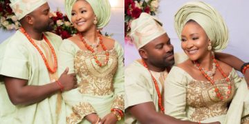 Gabriel Afolayan and Wife Abisoye Celebrate First Wedding Anniversary