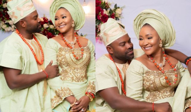 Gabriel Afolayan and Wife Abisoye Celebrate First Wedding Anniversary