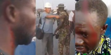 Chinese National Allegedly Instructs Nigerian Soldier to Assault Two Workers in Lagos for Trying to Use His Toyota Hilux Back Cabin
