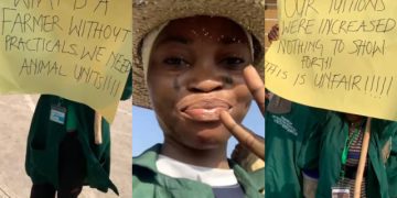 LAUTECH Agriculture Students Protest Over Lack of Sufficient Facilities