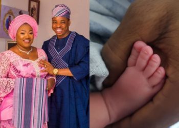 Woli Agba and Wife Celebrate Arrival of Their New Baby