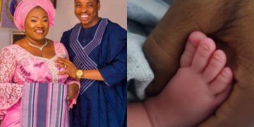 Woli Agba and Wife Celebrate Arrival of Their New Baby