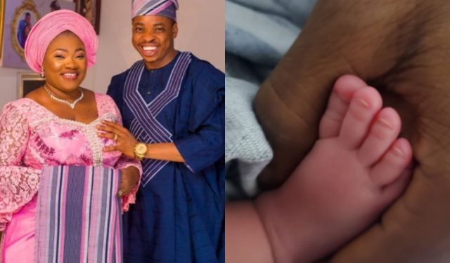 Woli Agba and Wife Celebrate Arrival of Their New Baby