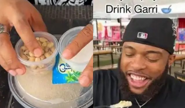 Nigerian Man Sparks Debate After Spending ₦14,000 on Garri at a Restaurant