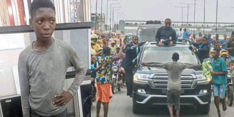 Boy who stood in front of Obi’s convoy regains freedom after three months in detention