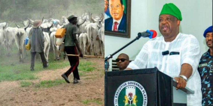 Governor Mutfwang Bans Night Grazing and Restricts Movement Amid Surge in Plateau Attacks