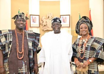 Tinubu Hosts Alaafin of Oyo at the State House