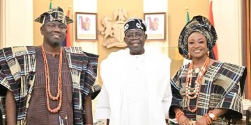 Tinubu Hosts Alaafin of Oyo at the State House