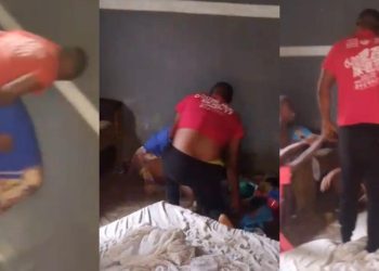 Police Officer Filmed Beating Wife After She Asked for Children’s School Fees