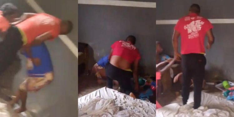Police Officer Filmed Beating Wife After She Asked for Children’s School Fees