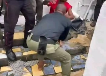 VIDEO: Suspect Caught Hiding in Bank Ceiling After Botched Overnight Robbery