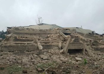 Mother and Baby Injured as Uncompleted Building Collapses in Umuahia