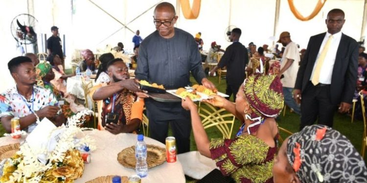 Peter Obi Clarifies Serving Food— Humility Is a Lifestyle, Not a Campaign Strategy