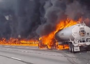 Petrol Tanker Explodes in Ibadan After Brake Failure