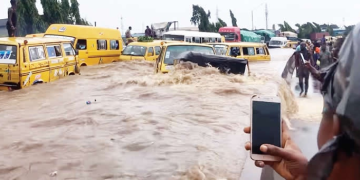 Residents Cry For Help as Flood Submerges Lagos Areas