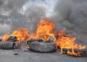 Mobs in Makurdi Burns Suspected Motorcycle thief to Death