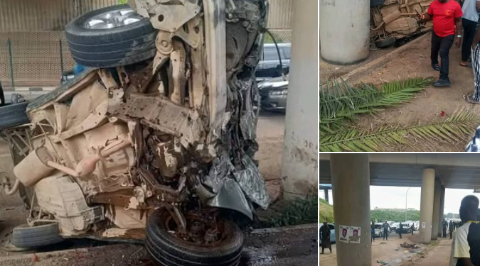 Mob Burns Three Touts in Abuja After Fatal Crash Kills Couple and Son