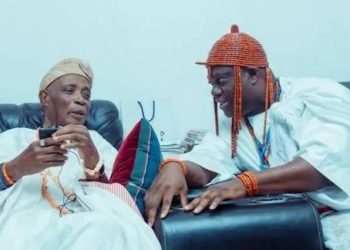 Ooni of Ife Pays Courtesy Visit to Olubadan-Designate Rashidi Ladoja in Ibadan