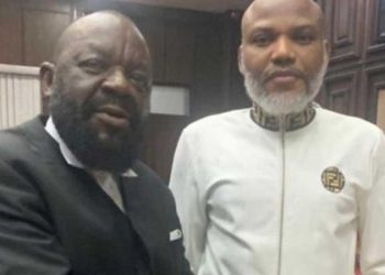 Nnamdi Kanu’s Lawyer, Aloy Ejimakor, Collapses Inside Kuje Prison