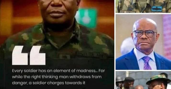 CDS Reacts to Wike–Yerima Clash, Commends Officer’s Discipline