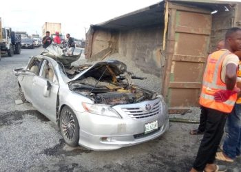 Truck Crushes Car in Lagos, Killing Husband and Injuring Wife