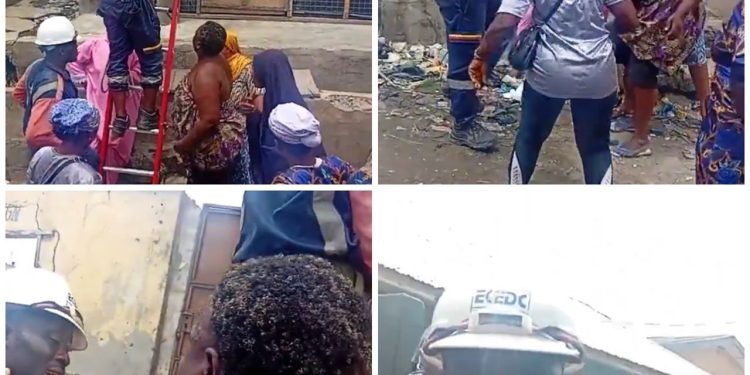 Women Confront DisCo Officials, Blocks Officials From Disconnecting Power