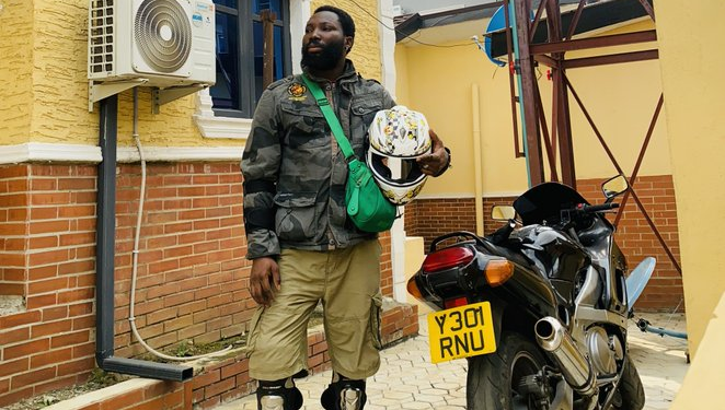 Popular Nigerian Biker Dies in Solo Motorcycle Crash in Lagos