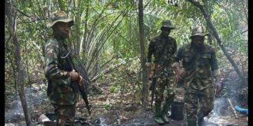 Nigerian Army Seizes 130,000 Litres of Stolen Crude, Destroys Illegal Refineries in Niger Delta